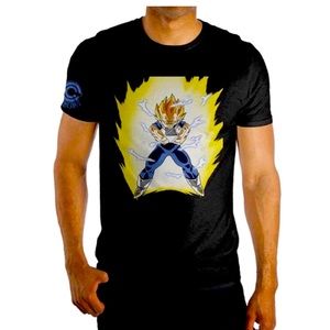 Dragon Ball Z Majin Vegeta Men's Black T-Shirt